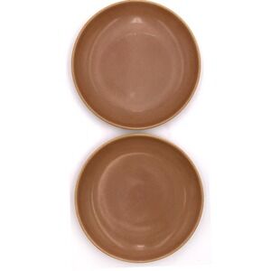 2 Russel Wright Iriquois Bread Butter Side Plates *Nutmeg 6-3/8" American Modern